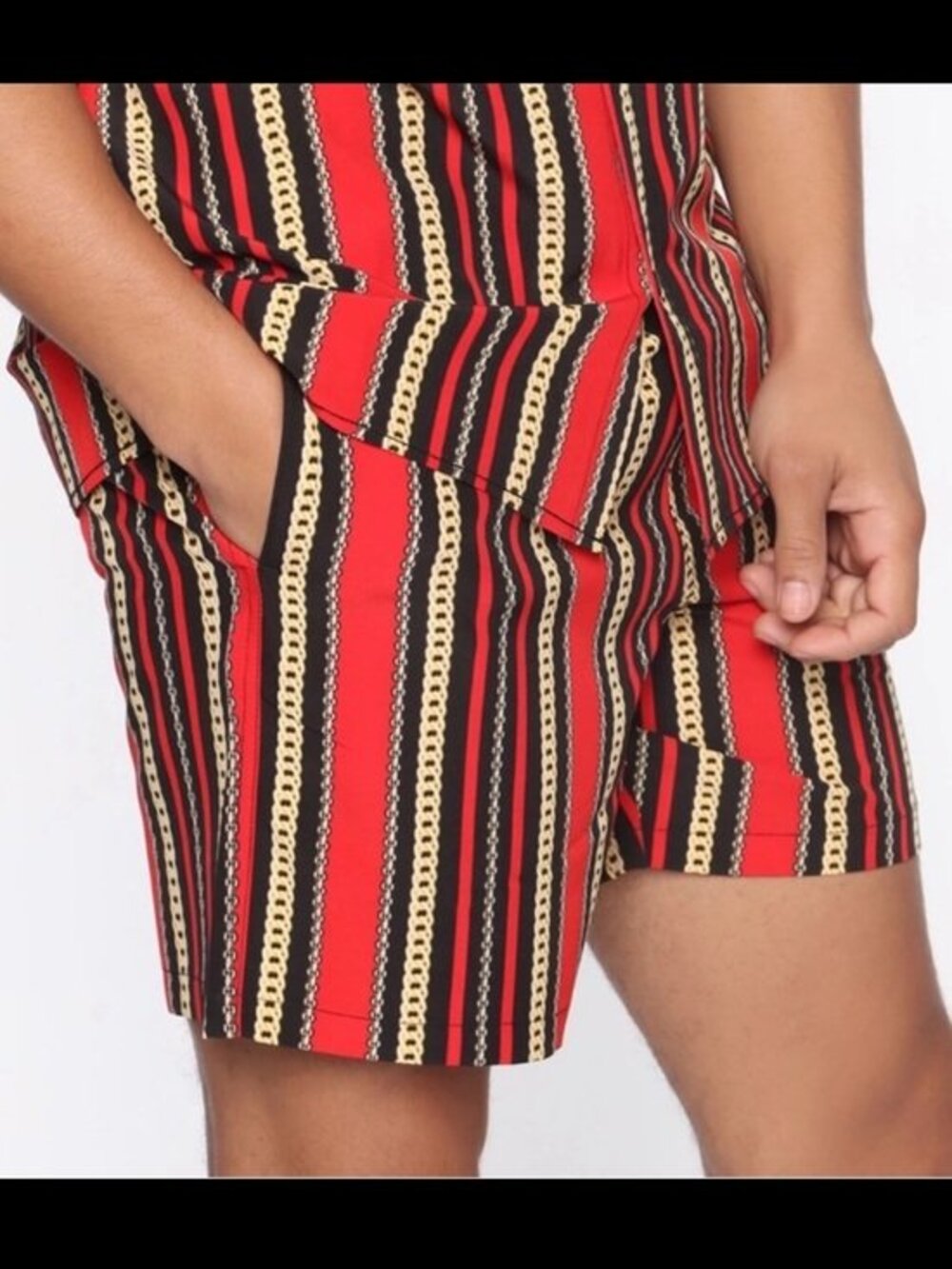 Fashion Nova Man Gold Chain Volley Trunk